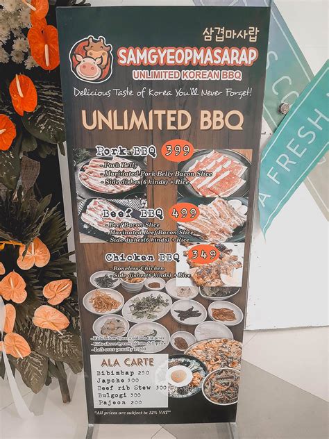 NOW OPEN: SAMGYEOPMASARAP, 3rd Level. .